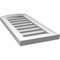 Ekena Millwork Arch Top Surface Mount PVC Gable Vent: Non-Functional, w/2"W x 1-1/2"P Brickmould Frame, 12"W x 24"H GVPAR12X2402SN - alternate 4